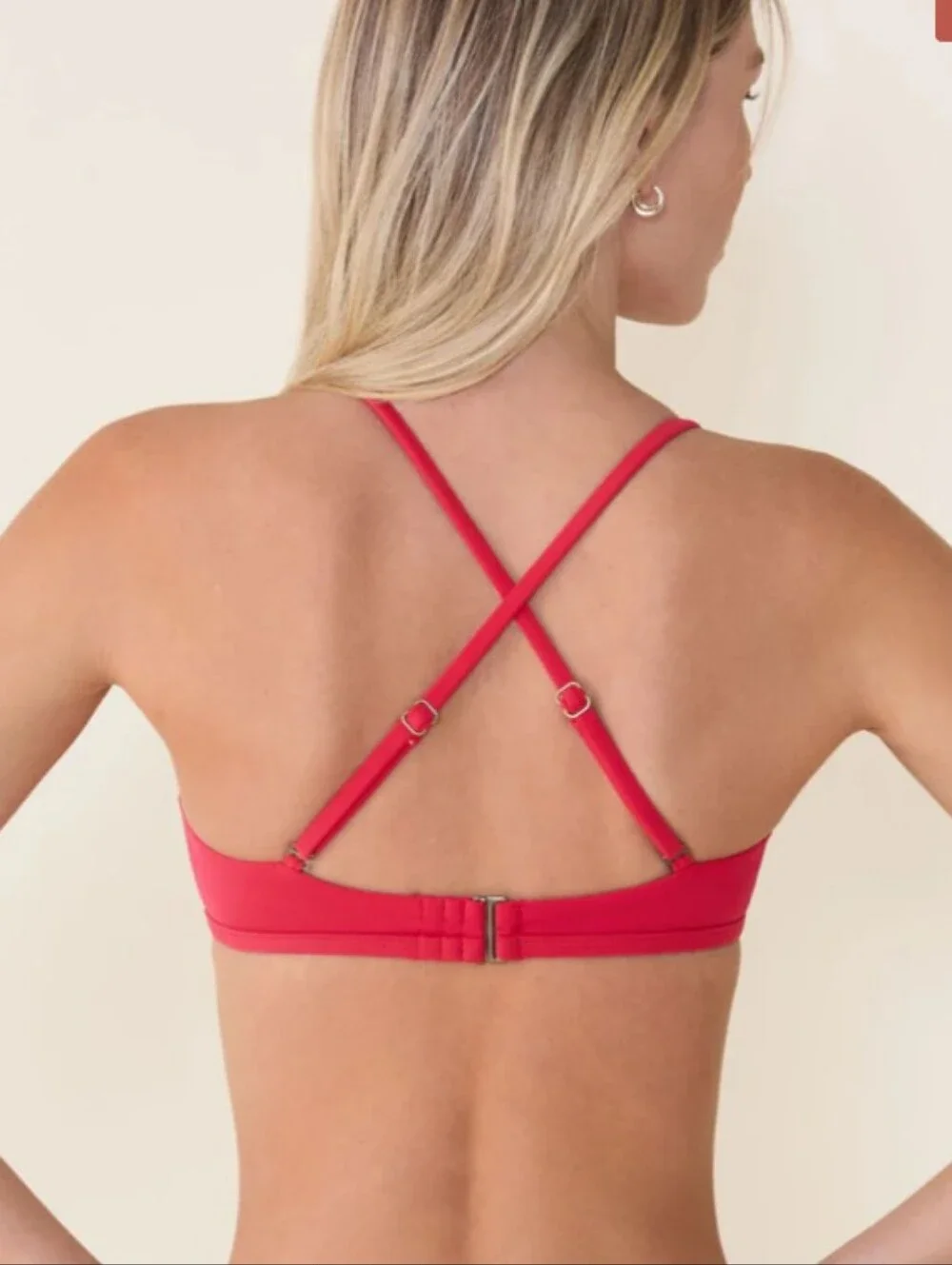 Andie The Valencia Bikini Top 2 Way Straps